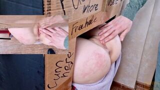 Тугую киску в Glory Hole трахнули 3 раза порно
